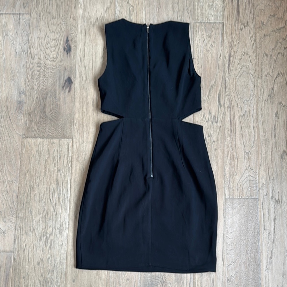 Lulu’s Backstage Pass Black Sleeveless Cutout Bodycon Dress Size Small - Picture 10 of 11